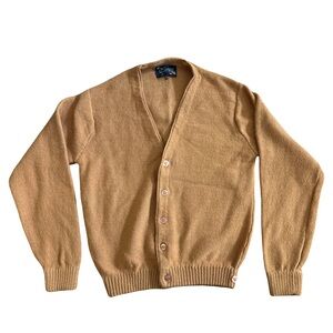 Vintage Mustard Cardigan Sweater - size M